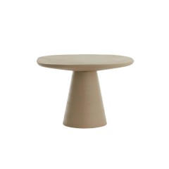 SIDE TABLE ABA MATT BEIGE METAL - CAFE, SIDE TABLES